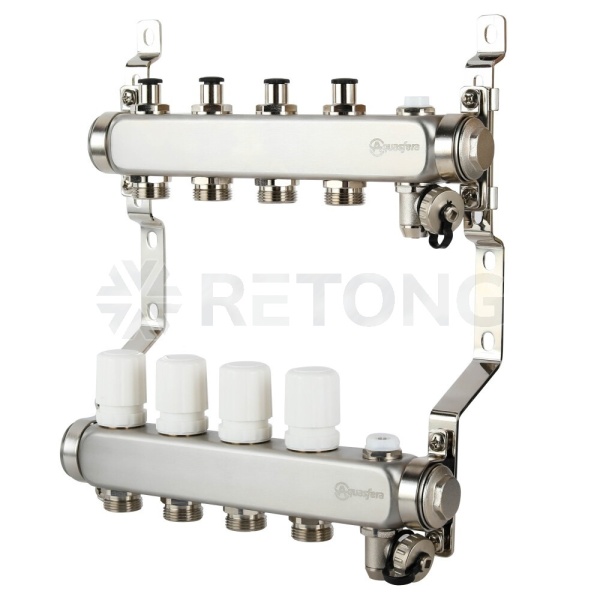 Группа коллект нерж 1" м/м 7в 3/4" ЕК н/р в/к Aquasfera 9502-06