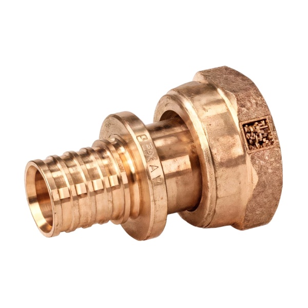 Муфта PE-X бр аксиал Дн16х1/2" нак/г RX+ Рехау 14563353001