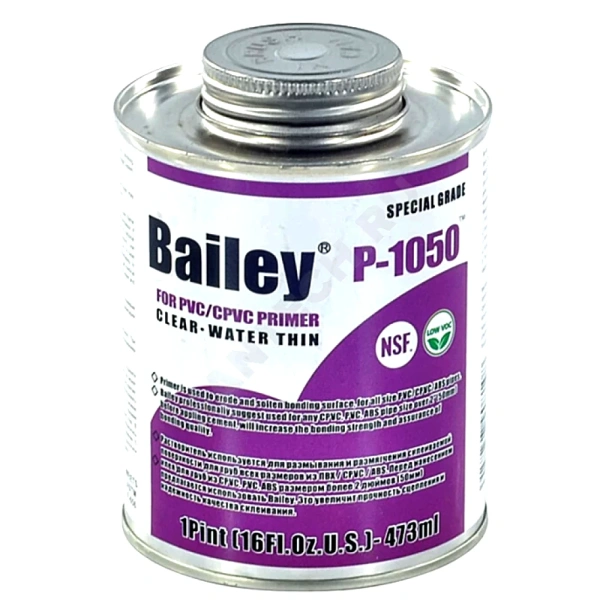 Очиститель д/ПЭ/ПВХ 473мл Bailey P-1050