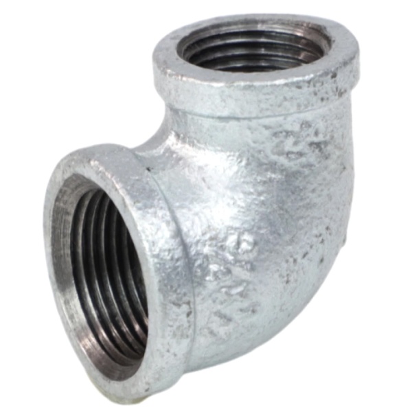 Угольник чуг перех оц Ду20х15 (3/4"х1/2") м/м Fittex PLUS