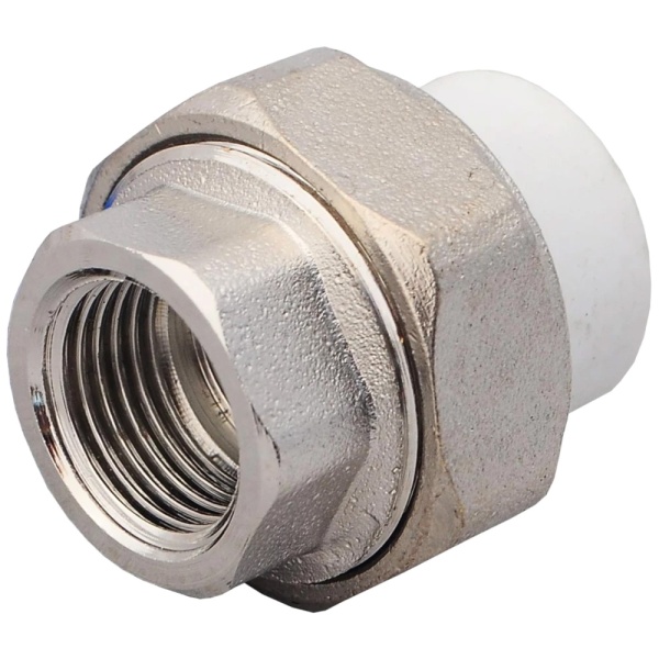 Муфта PP-R бел комб разъем Дн20х1" ВР РосТурПласт 10614