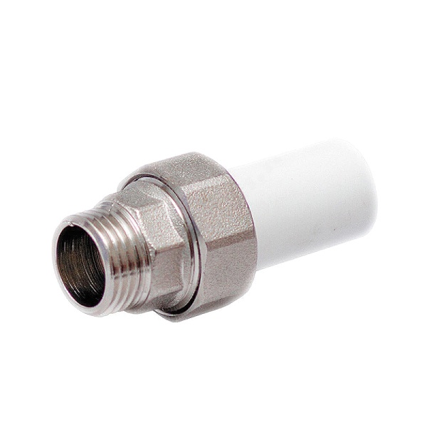 Муфта тр PP-R бел комб разъем Дн25х3/4" Ру25 нр пайк/н/р VALFEX 10158020