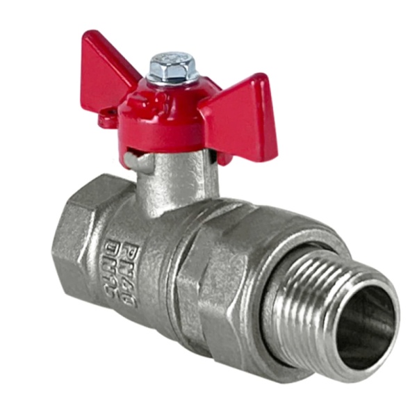Кран шар лат 11Б27фт1М нк Ду25 Ру40 м/амер баб VALFEX VF.227.NB1.100.N/P59