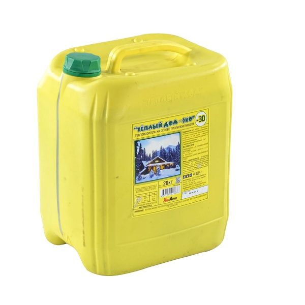 Антифриз Тёплый дом Эко-30 20кг пропиленг 47% -30С канистр Теплый дом TDE 20676