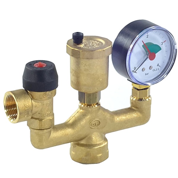 Группа безопасности д/котла Safe 1" м/м лат 3бар до 50кВт OR 0503.525