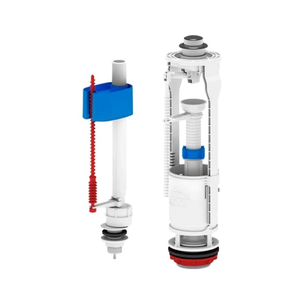 Арматура д/бачка набор 1/2" пл/ш н/под хр кноп 1реж АНИ Пласт Эконом WC6550M