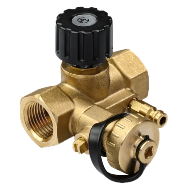 Клапан баланс лат Ду32 Ру16 м/м Kvs6.3 нип Aquasfera 2013-04