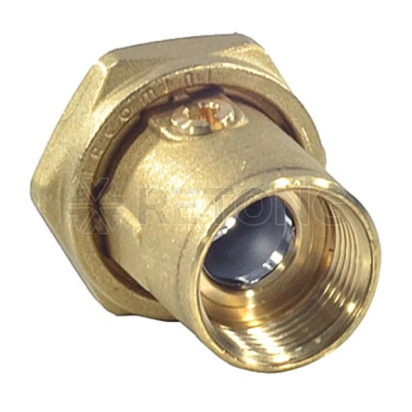Соединение лат кран/шар 1"x1 1/2" вн/р д/подкл насоса Giacomini R252Y001