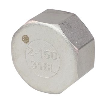 Заглушка нерж Ду40 (1 1/2") ВР Benarmo