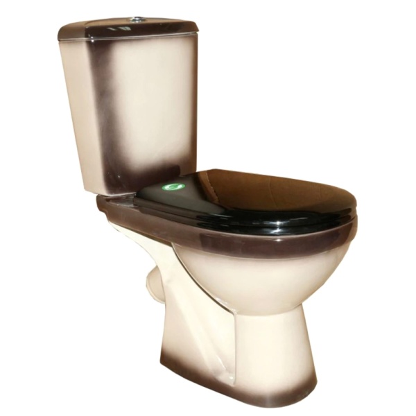 Унитаз-компакт Комфорт к/вып н/под 2реж в/к PP черн/д Rosa Киров