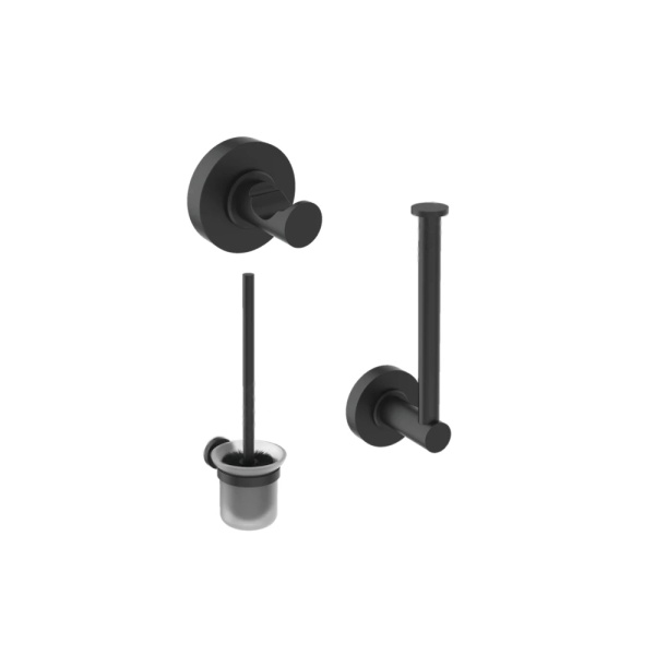 Набор аксесс IOM 3 предмета черн мат Ideal Standard A9246XG