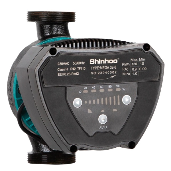 Насос циркул MEGA 25-12 PN10 230В в/к Shinhoo 71121002