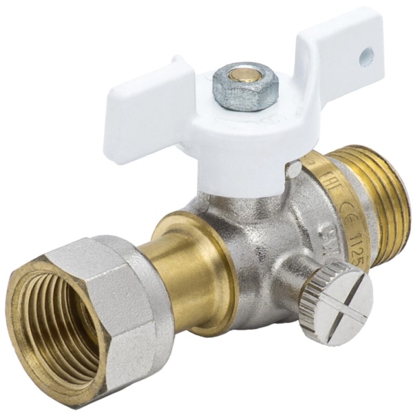 Кран д/ман шар лат G1/2"-М20х1,5 Ру25 р/нак/г Aquasfera 1125-03