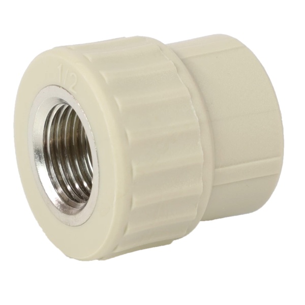 Муфта PP-R сер комб Дн20х1/2" ВР VALFEX 10129020Г