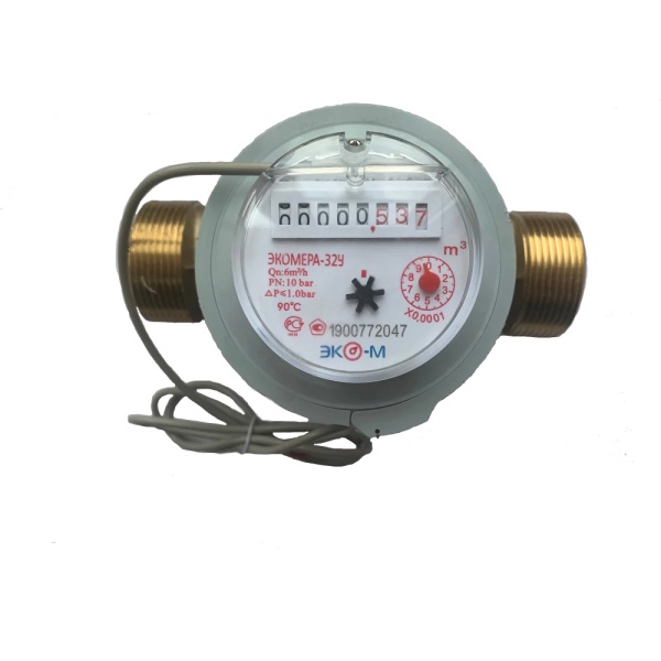 Счетчик г/в х/в имп Ду40 90С ЭКОМЕРА Э-40ОУИ-200-СК