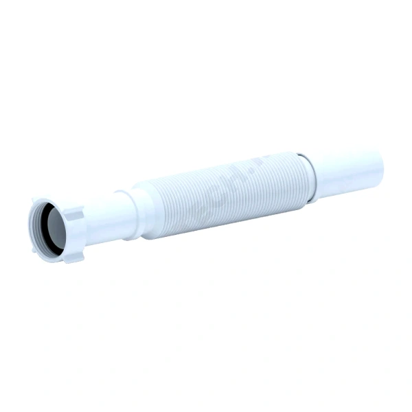 Гофра с гайкой 1 1/4"x32 L=320-730мм АНИ Пласт K203