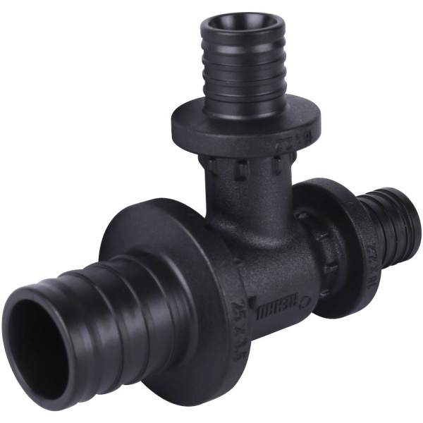 Тройник PE-X PPSU аксиал Дн25х16х16 перех RAUTITAN PX Rehau 11600821001