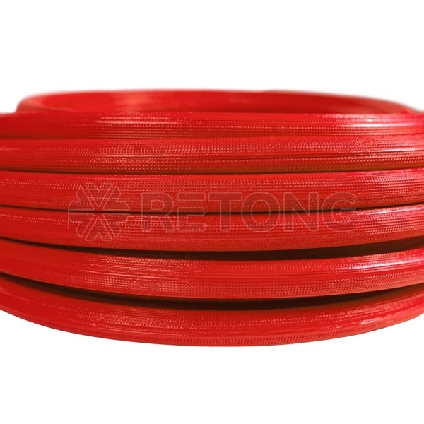 Труба PE-Xa/EVOH изол 6мм крас Дн25х3,5 Ру10 Т95C 50м РОС