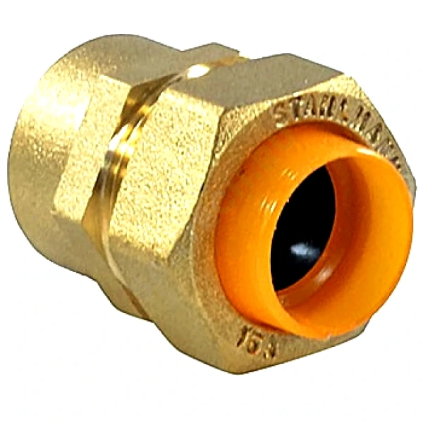 Гофра с гайкой 1 1/2"x40 L=495-1325мм АНИ Пласт K114