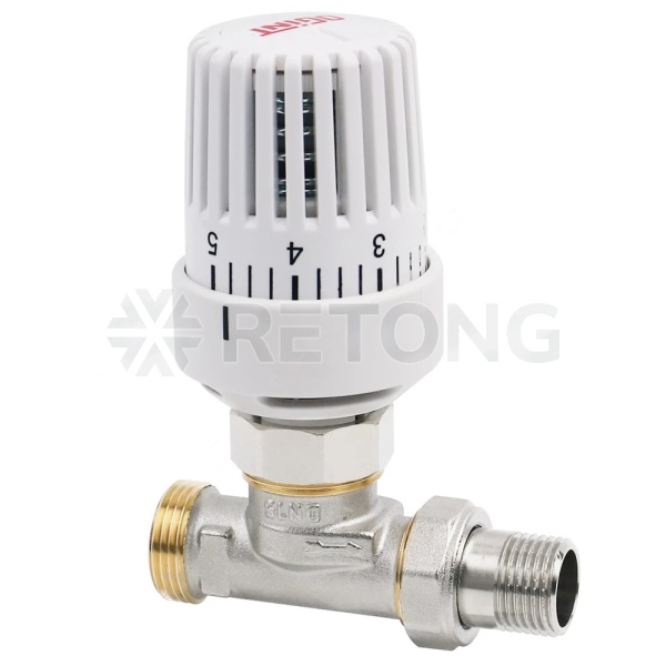 Клапан термостат лат RTL 1/2"x3/4"ЕК р/р Ру10 прям Ogint
