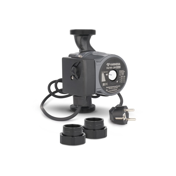Насос циркуляционный Varmega VMCP02 PRO 32/40 180, VMCP02-32401802, с гайками