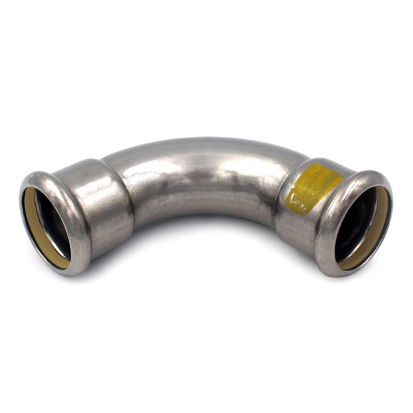 Отвод нерж AISI316L Дн42х90гр Ру5 пресс газ Inoxpres Gas RM 181042900G