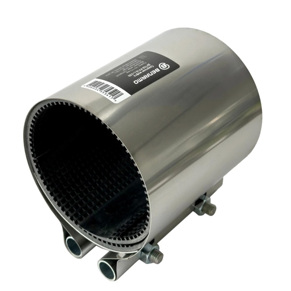 Хомут ремонтный свертный нерж Ду50 (55-65)мм 1/стор L=200 Benarmo 7060