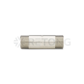 Удлинитель Varmega НР-НР 3/4" x 100 мм, никелированный