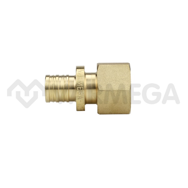 Муфта переходная (переходник) с внутренней резьбой Varmega Slide-fit VM51314, 20х3/4", латунная, акс
