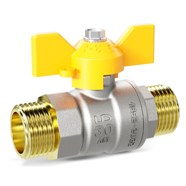 Кран шар лат газ Pride нк Ду20 Ру40 р/р баб LD 47.20.Н-Н.Б