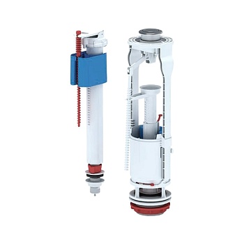 Арматура д/бачка набор 1/2" пл/ш н/под хр кноп 2реж АНИ Пласт WC9510C