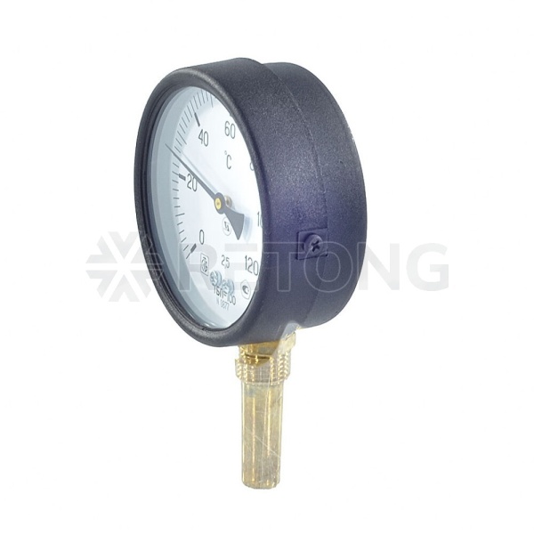 Термометр биметалл ТБП-Р 120С Дк100 L=100 G1/2" рад ЗТП Минск