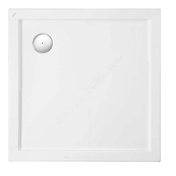 Поддон акр Палермо 90х90 квадр бел в/к Santek 1.WH30.2.476