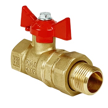 Кран шар лат 11Б27фт1М Ду32 Ру40 м/амер баб VALFEX VF.227.LB1.114.N/P59