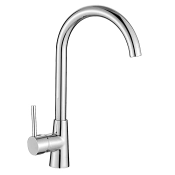 Смес/мойка однор выс/изл бок/р гайка Haiba HB70074