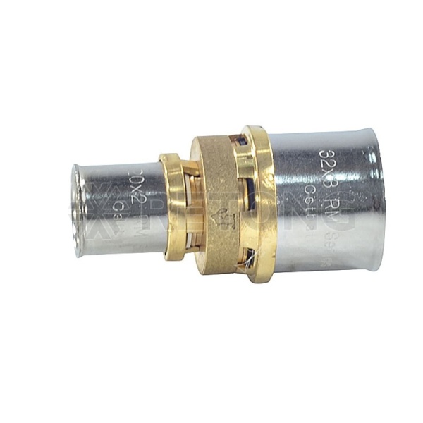 Муфта МП/PE-X пресс лат Дн20х16 перех Giacomini RM103Y010