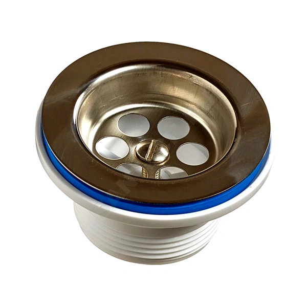 Выпуск мойки 1 1/2" нерж/сетка Орио А-4004-02