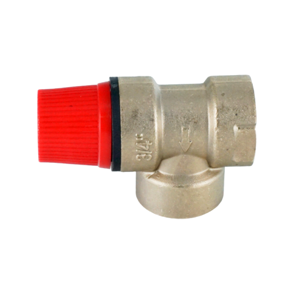 Клапан предохранительный, ELSEN, 1/2", 1/2", ВВ, давление срабатывания, бар-6, T°C -115, латунь