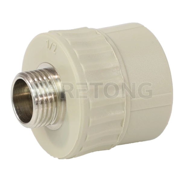 Муфта PP-R сер комб Дн25х1/2" НР VALFEX 10130125Г