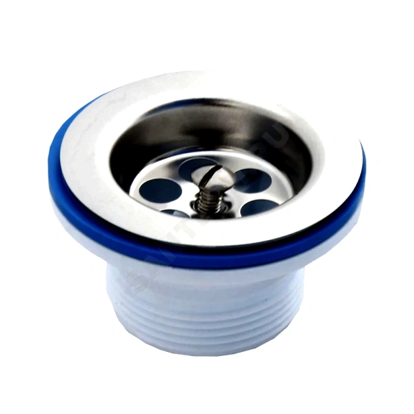 Выпуск мойки 1 1/2" нерж/сетка АНИ Пласт M100