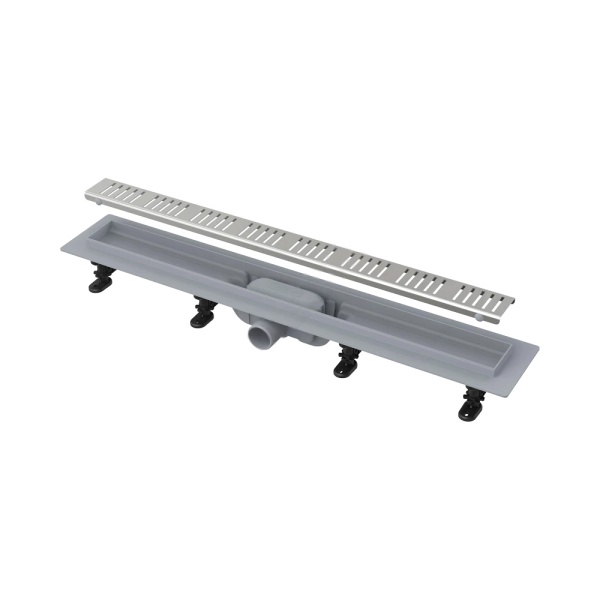 Лоток душев гор/вып комб/з Дн40 950х60 нж/реш мат Alca AG100401950