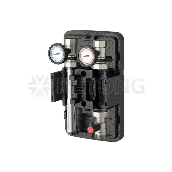 Насосная группа Varmega V-Flow DN32, прямая, нержавеющая сталь, без насоса