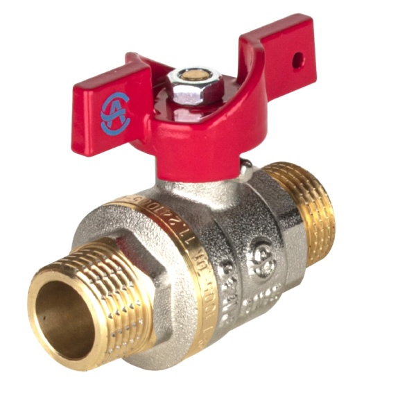 Кран шар лат 1005 Euro нк Ду25 Ру25 р/р полн баб Aquasfera 1005-03