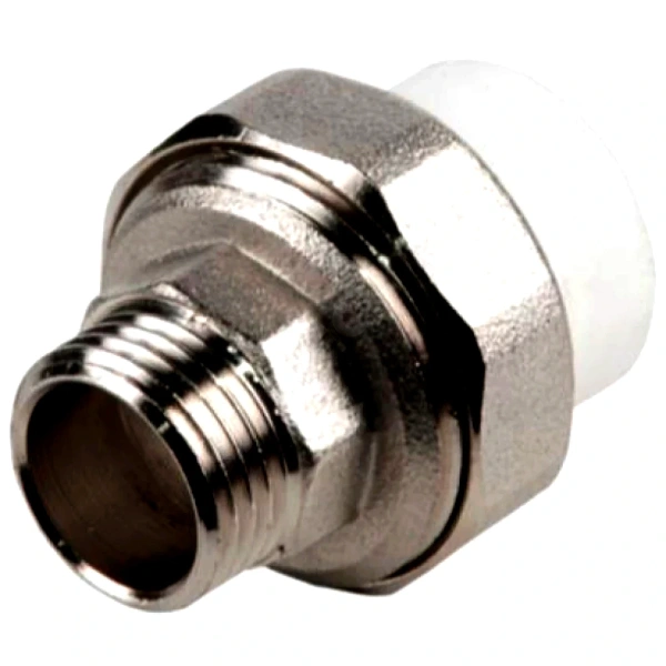 Муфта PP-R бел комб разъем Дн20х1" НР VALFEX 10156125