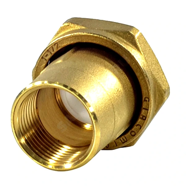 Соединение лат обрат клап 1 1/2"x1" вн/р д/подкл насоса Giacomini R39Y001