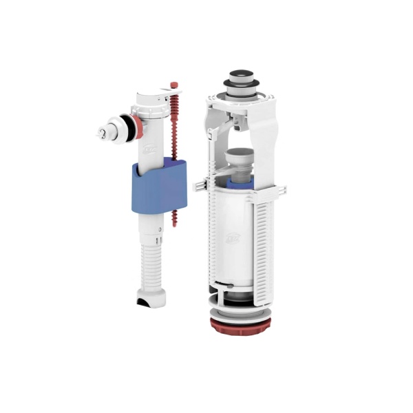 Арматура д/бачка набор 1/2" пл/ш б/под хр кноп 1реж АНИ Пласт WC8010C