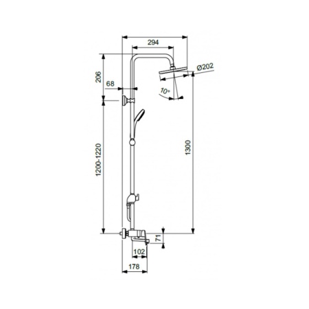 Поддон акр ULTRAFLAT 160х90 прямоуг Ideal Standard T448501