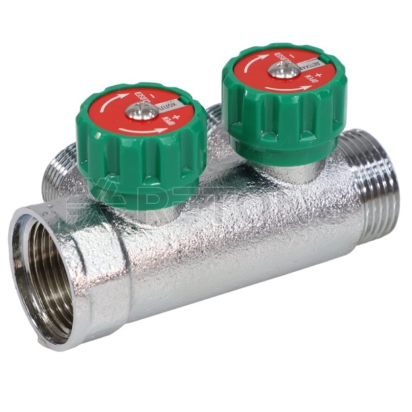 Коллектор лат клап рег 1" м/р 2в 3/4" ЕК н/р 45мм M111 SantechSystems