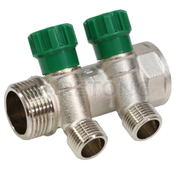 Коллектор лат клап рег 1" м/р 2в 1/2" ПУ н/р 36мм M210 SantechSystems