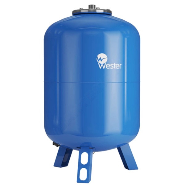 Гидроаккумулятор верт син 200л 10атм 1 1/4" ВР WAV Wester 0-14-1510